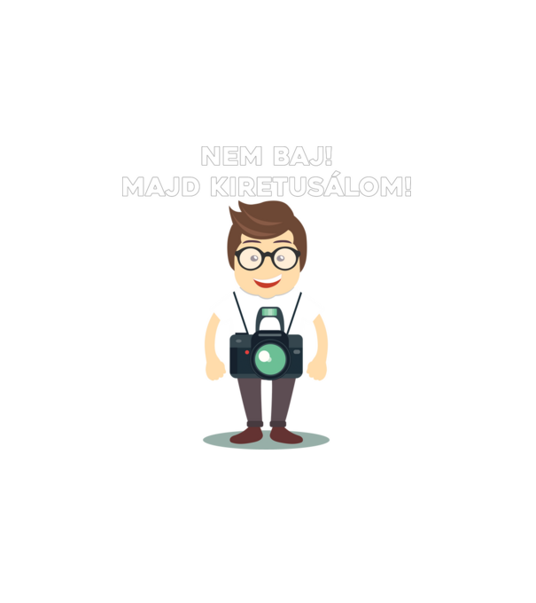 minta fehér pólón