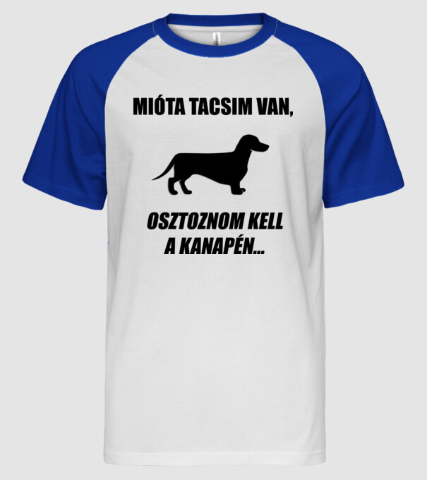  minta fehér/royal pólón