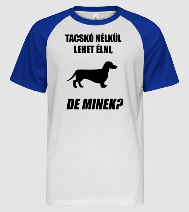  minta fehér/royal pólón