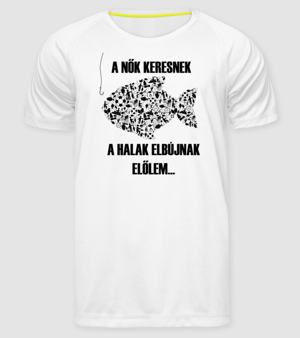  minta fehér pólón