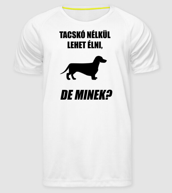  minta fehér pólón