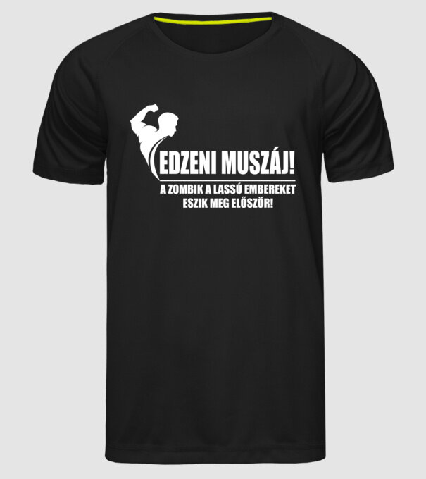  minta fekete pólón