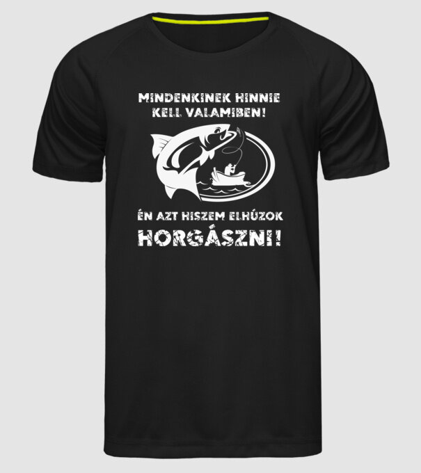  minta fekete pólón