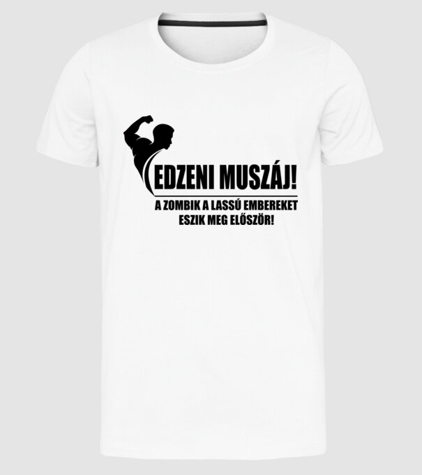  minta fehér pólón