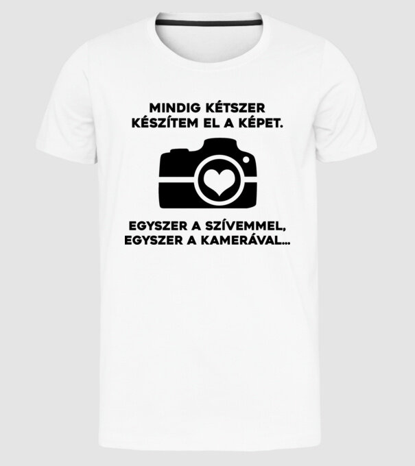  minta fehér pólón