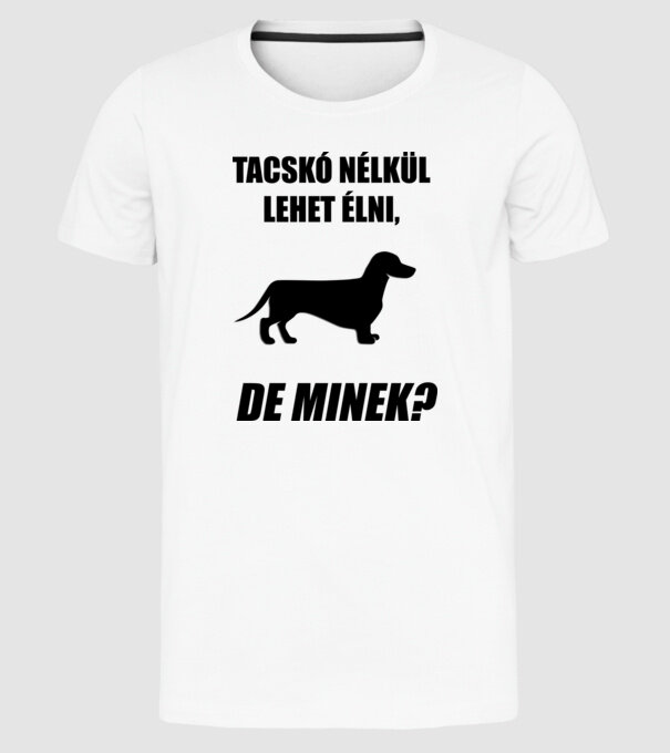  minta fehér pólón