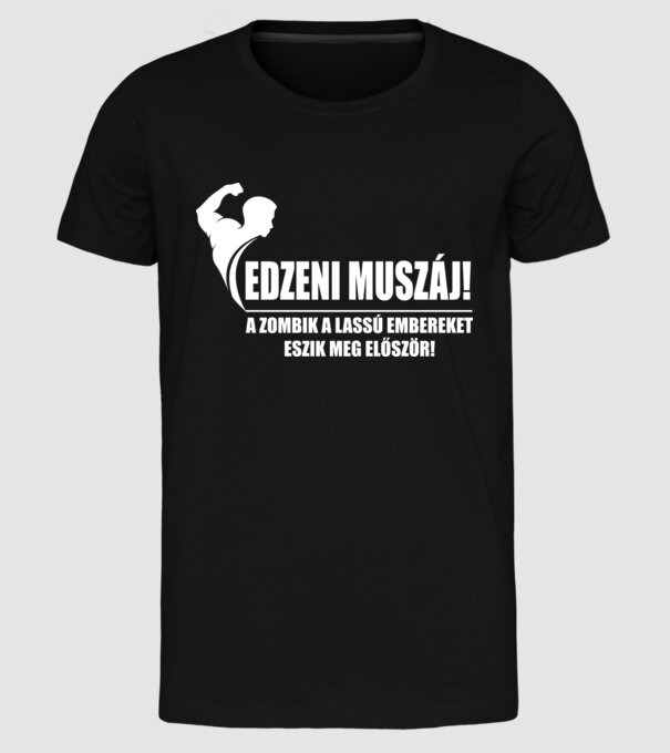  minta fekete pólón