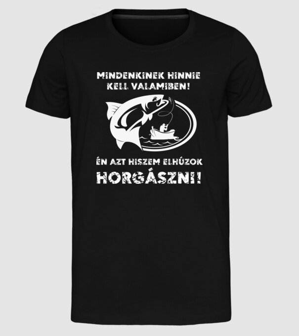  minta fekete pólón