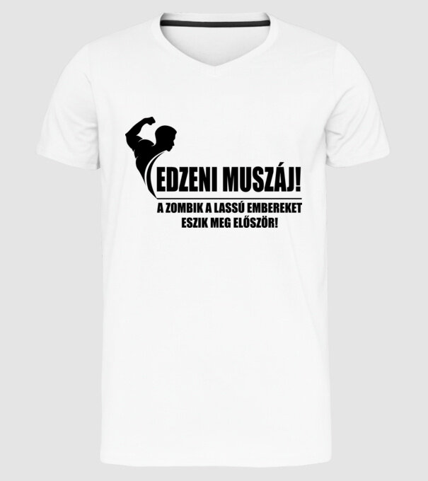  minta fehér pólón