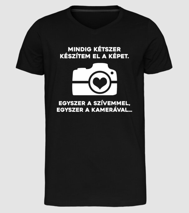  minta fekete pólón