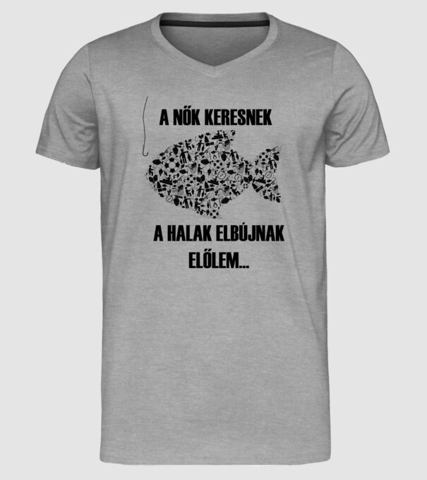  minta szürke pólón