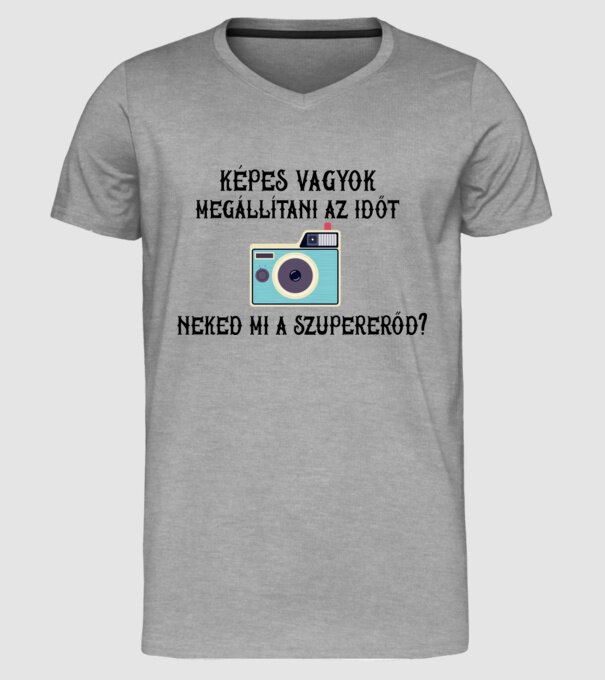  minta szürke pólón