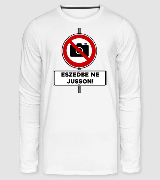  minta fehér pólón