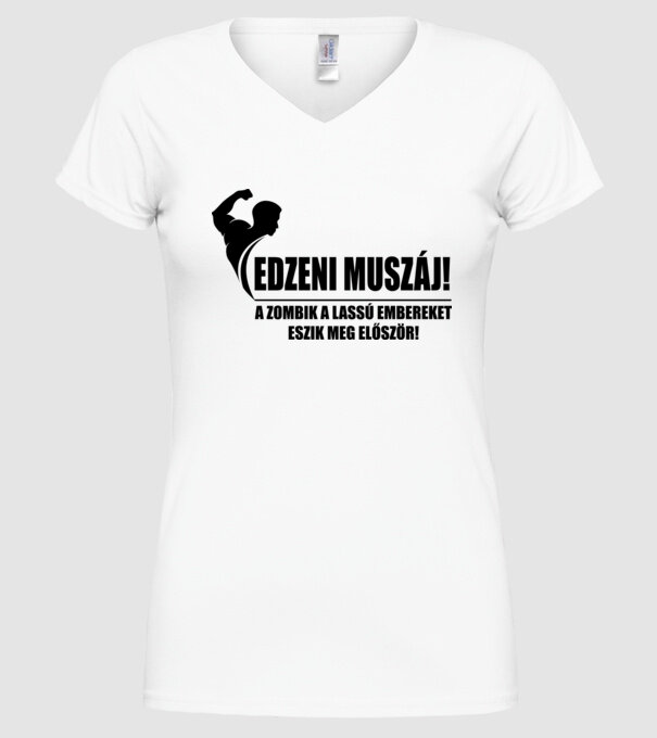  minta fehér pólón