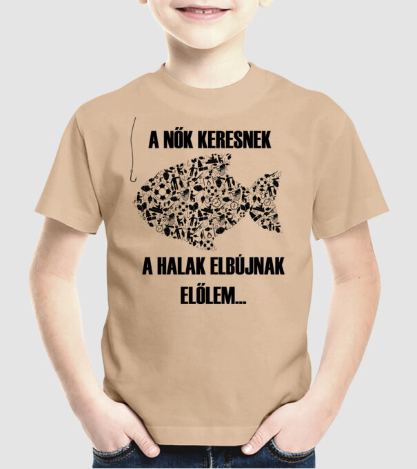  minta homokszín pólón