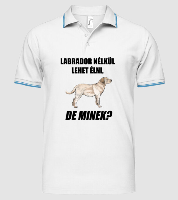  minta fehér pólón