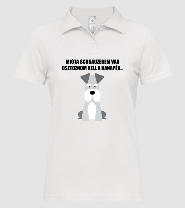  minta fehér pólón
