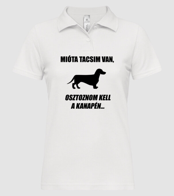  minta fehér pólón