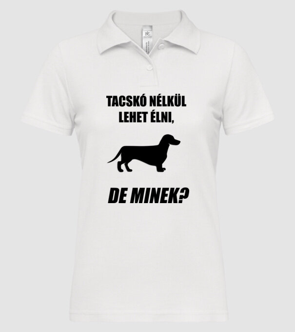  minta fehér pólón