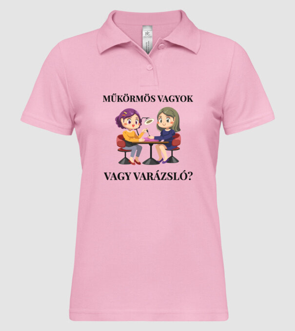  minta világos rózsaszín pólón