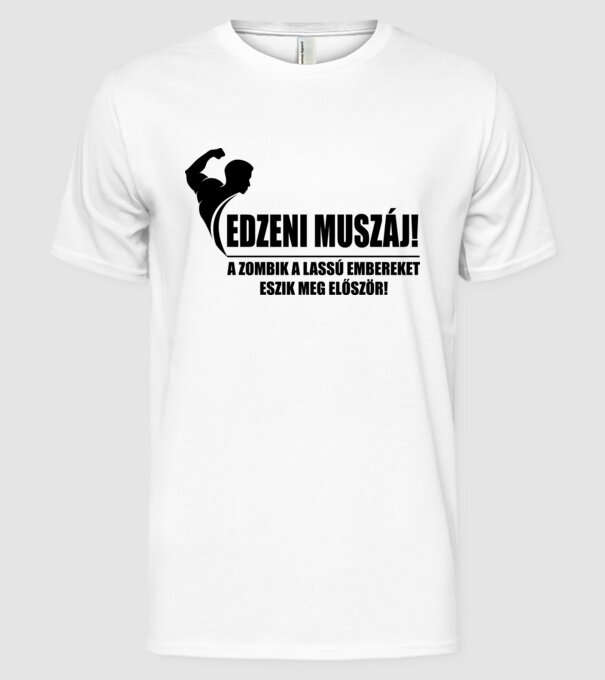  minta fehér pólón
