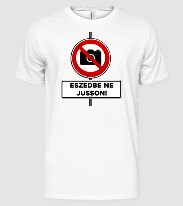  minta fehér pólón