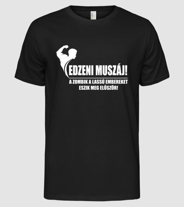  minta fekete pólón