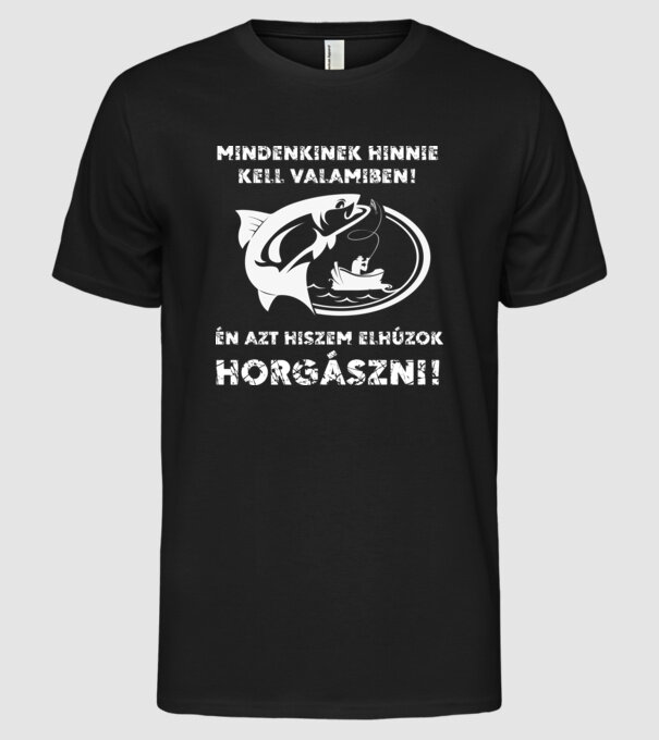  minta fekete pólón