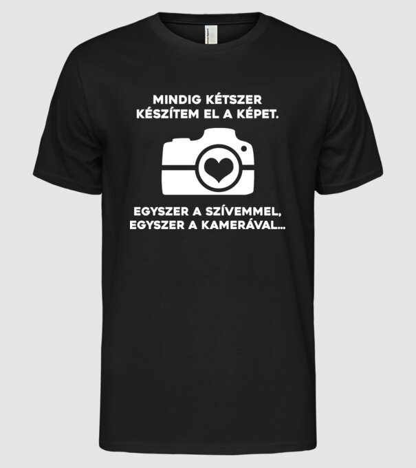  minta fekete pólón