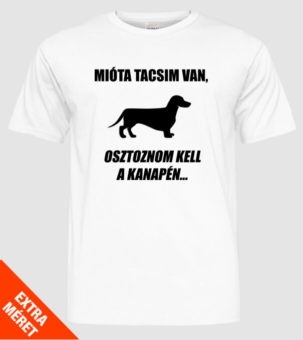 minta fehér pólón
