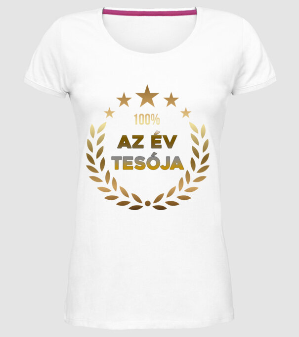  minta fehér pólón
