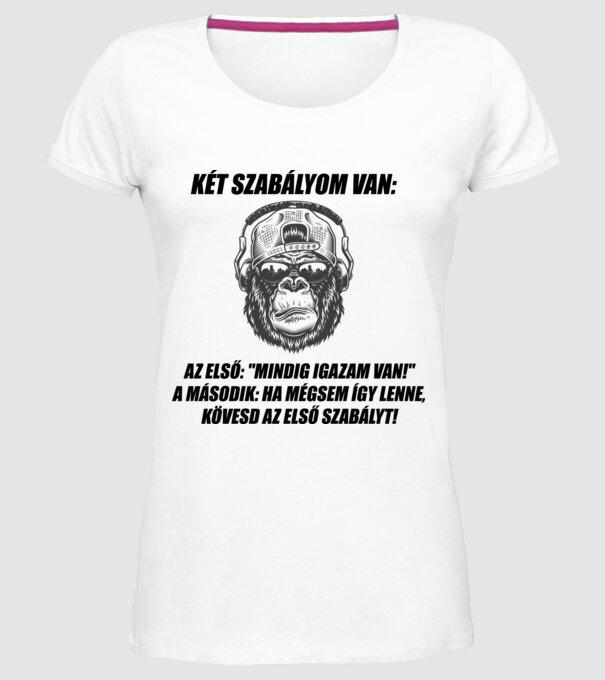  minta fehér pólón