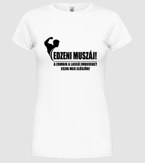  minta fehér pólón