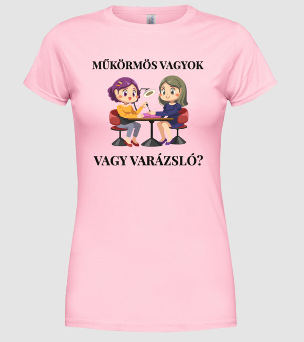  minta világos rózsaszín pólón