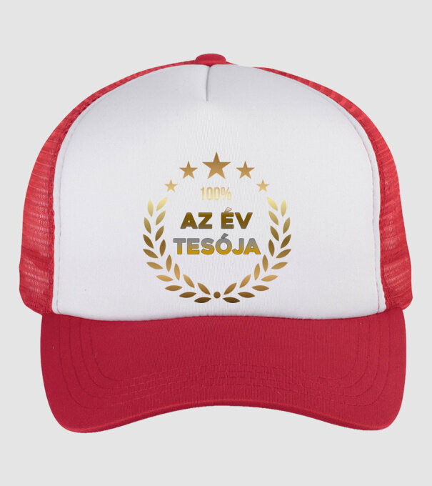  minta fehér/piros pólón