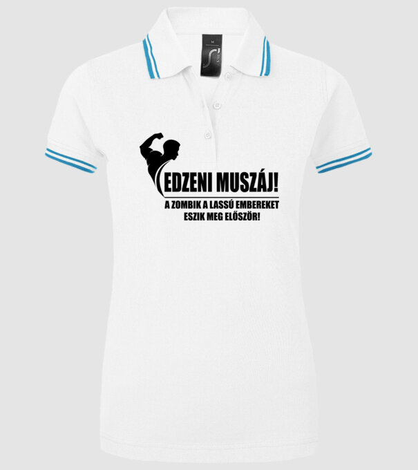  minta fehér pólón