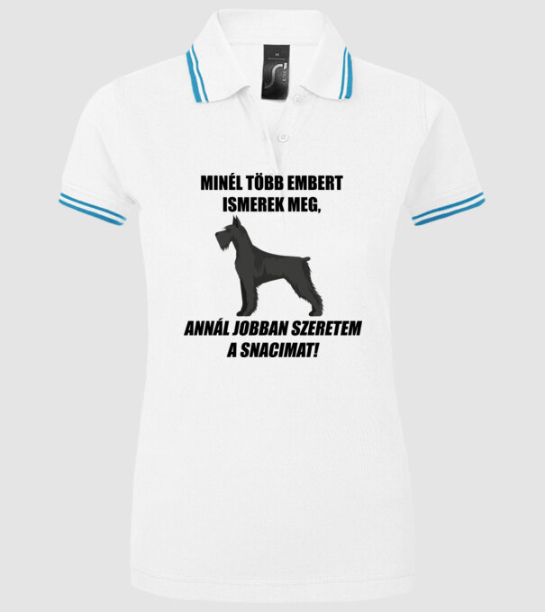  minta fehér pólón