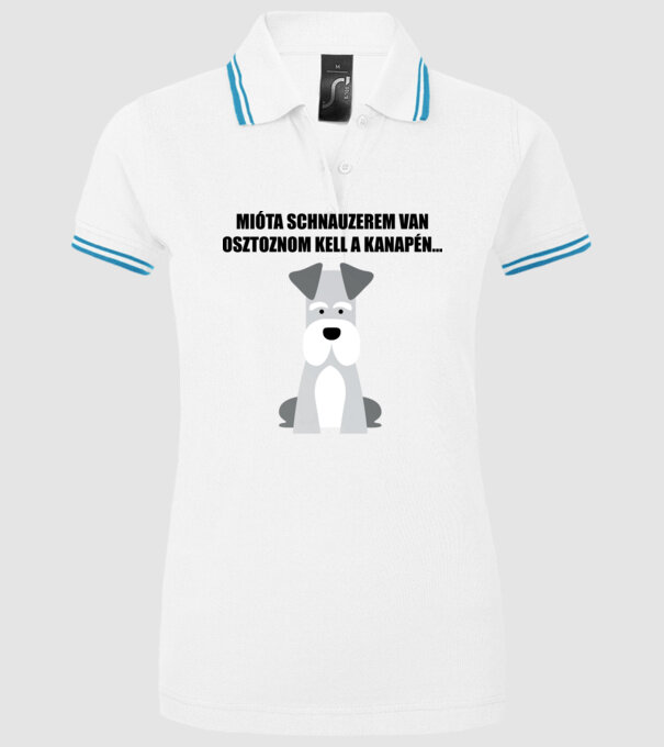  minta fehér pólón