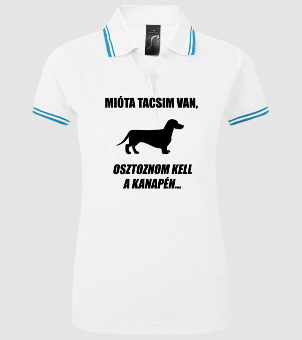  minta fehér pólón
