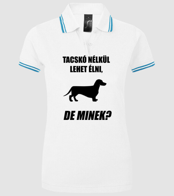  minta fehér pólón