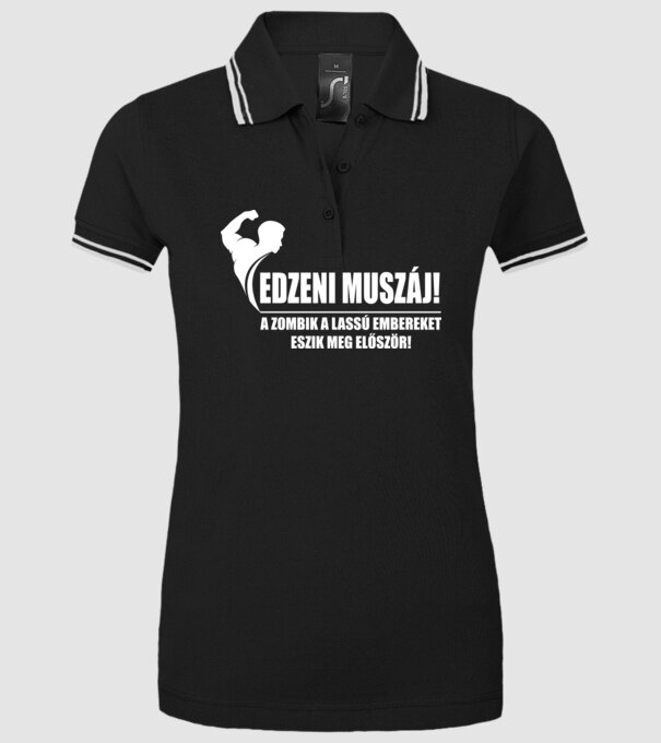  minta fekete pólón