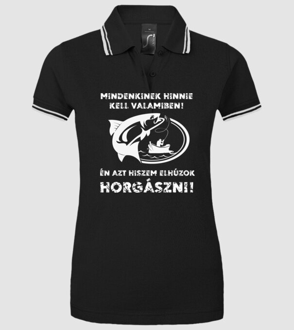  minta fekete pólón