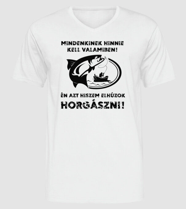  minta fehér pólón
