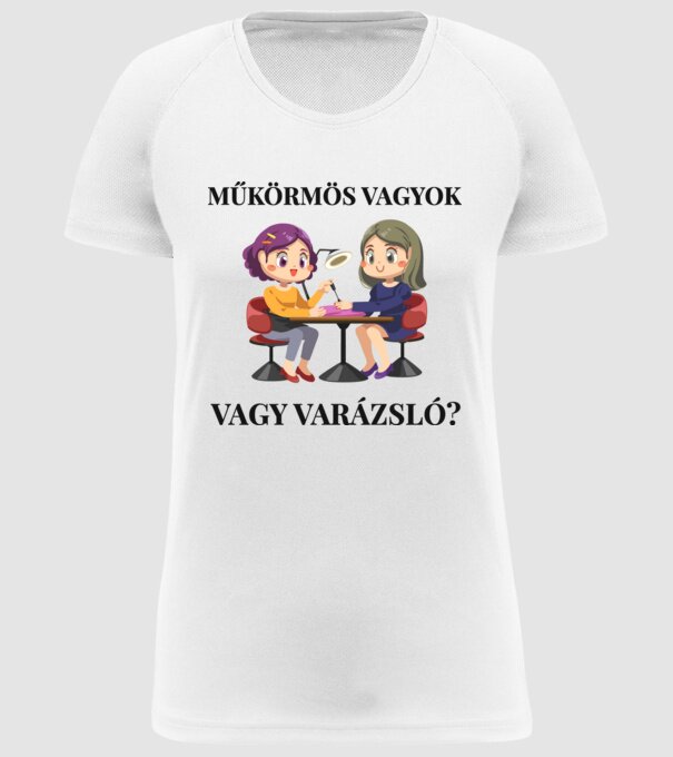  minta fehér pólón