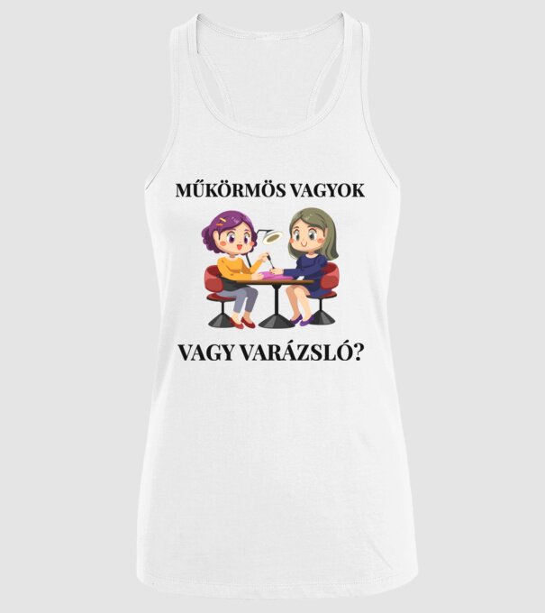  minta fehér pólón