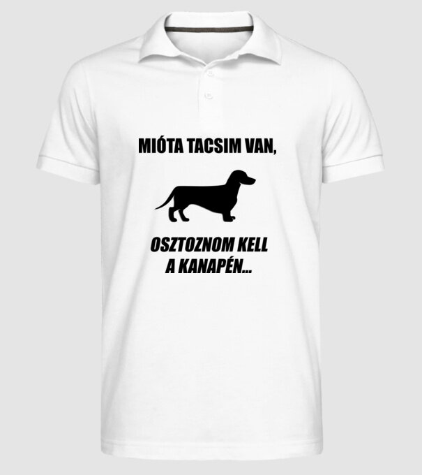  minta fehér pólón