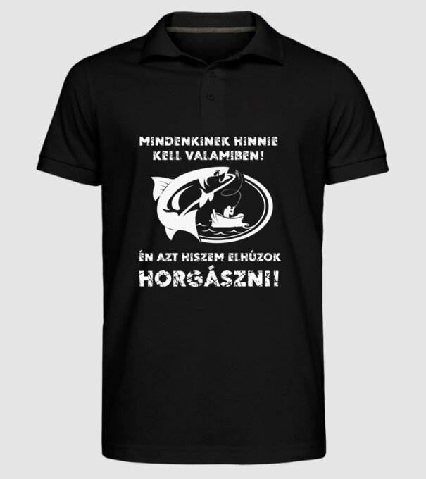 minta fekete pólón