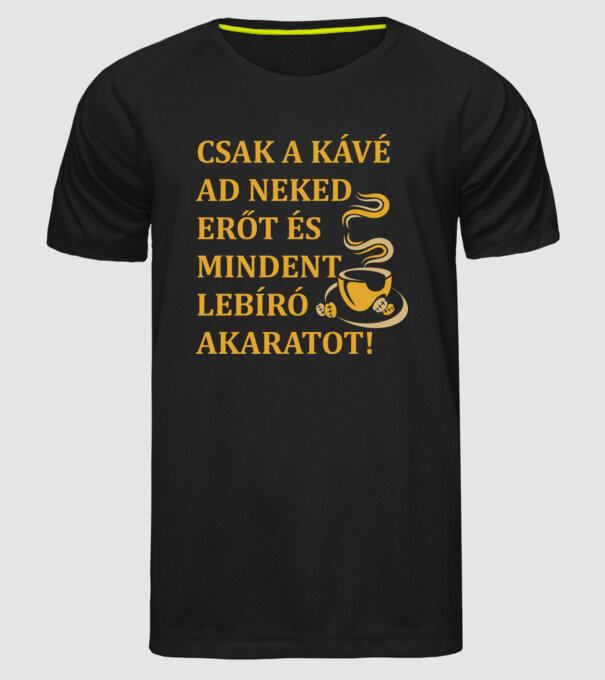  minta fekete pólón