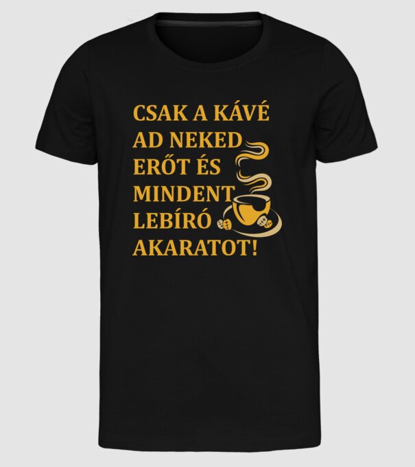  minta fekete pólón