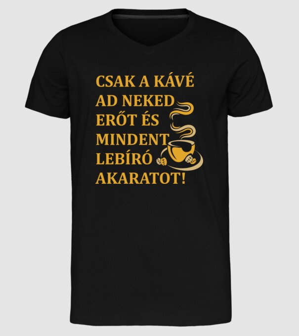  minta fekete pólón